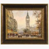 BUZIN Alexey 1900-1900,London Street Scene.,Auctions by the Bay US 2004-04-10