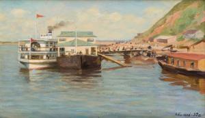 BYCHKOV Vyacheslav Pavlovich 1877-1954,The Kozmodemyansk Marina,1939,Shapiro Auctions US 2016-12-10
