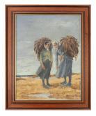 BYRNE Bernard 1900-1900,Seaweed Gathers,Adams IE 2019-09-08