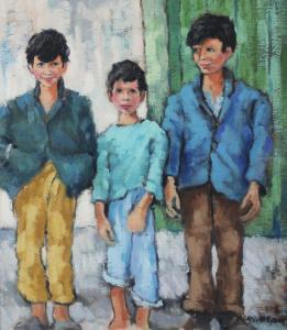BYRNE Bernard 1900-1900,Three Boys,Gormleys Art Auctions GB 2022-09-27