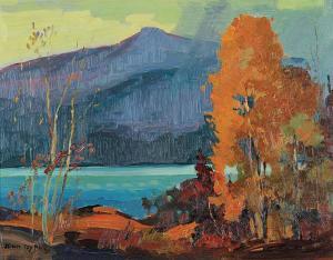 BYRNE John 1906-1976,Untitled - Mountain Lake,Levis CA 2009-04-19