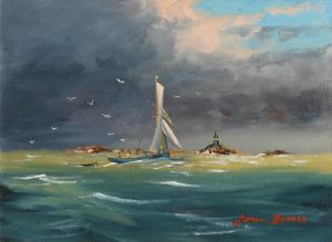 BYRNES Brian 1900-1900,Entering the Harbour,Morgan O'Driscoll IE 2018-05-28
