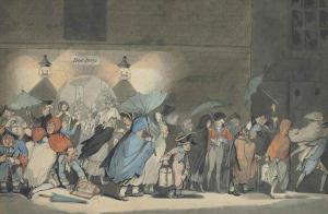 BYRON Frederick George 1764-1792,Coming Out of a Country Theatre,Christie's GB 2015-05-27
