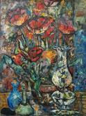 byron randall 1918-1999,Untitled (Flowers and bottles),1977,Bonhams GB 2007-10-14