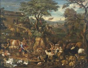 BYSS Johann Rudolf 1660-1738,Die Arche Noah,Nagel DE 2014-10-08