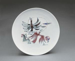 BYUNG DUK Cho 1916,Ceramic Painting,1978,Seoul Auction KR 2010-03-11