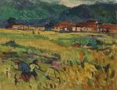 BYUNG GUE LEE 1901-1978,Farm in Shatin,Christie's GB 2014-11-23
