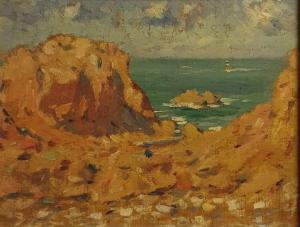 CABANES Louis Francois 1867-1947,L'île Bréhat,Rossini FR 2020-02-14