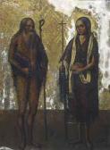 CABANES PERE 1472-1538,Saint Onuphre et sainte Marie l'Egyptienne,Christie's GB 2014-04-01