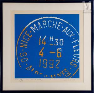 CABARET Michel 1944,Un peu d'Azur, Nice Marché aux fleurs,Millon & Associés FR 2022-12-14