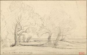 CABAT Louis 1812-1893,Paysages aux arbres,Coutau-Begarie FR 2012-10-24