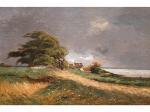 CABIE Louis Alexandre 1854-1939,Coup de vent en bord de mer,1906,Labarbe FR 2008-06-10