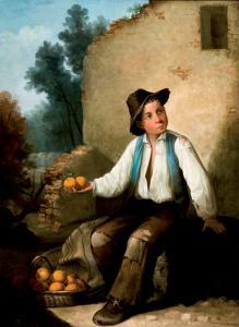 CABRAL Y BEJARANO Antonio 1798-1861,Niño vendiendo naranjas,Duran Subastas ES 2012-10-23