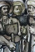 CABRERA MORENO Oswaldo 1926,“Campesinos cubanos”,1961,Goya Subastas ES 2012-02-20