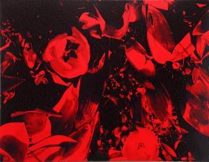 Cabrera Ruperto 1965,Flowers in Black and Red,2005,Ro Gallery US 2018-10-30