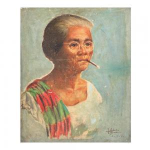 CABRERA SALVADOR 1929-1986,Female Figure,1961,Leon Gallery PH 2023-01-21