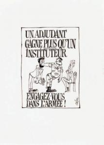 CABUT Jean 1938-2015,Engagez-vous dans l'armée,Pierre Bergé & Associés FR 2019-04-25