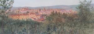 CACCIARELLI Victor 1800-1900,View over Arezzo,1820,Woolley & Wallis GB 2013-03-13