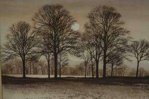 CADDICK Kathleen 1937,winter trees,Criterion GB 2022-12-21