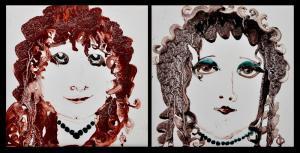 CADDY Jo,Girl with Curls & The French Singer,Elder Fine Art AU 2020-03-02