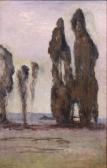 CADENASSO Giuseppe 1858-1918,Eucalyptus at Mills College,Clars Auction Gallery US 2018-05-20