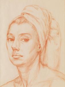 cadmus fidelma 1906-1991,Self Portrait,Swann Galleries US 2015-06-04