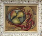 CADOGAN Edwin Anthony 1908-1993,Pears and Chili Peppers,1908,Clars Auction Gallery US 2009-04-04