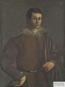 CADREGA BENEDETTO,Portrait of a young man as half length figure,1631,Nagel DE 2012-10-10
