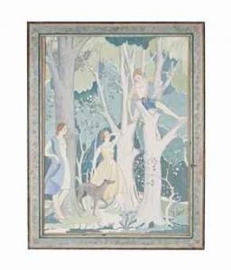 CAESAR EVELYN,FIGURES IN A WOOD,1932,Christie's GB 2014-04-01