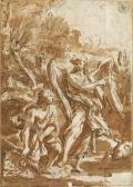 CAFFA IL MALTESE Melchiore 1630-1667,Tobias and the Angel,Swann Galleries US 2013-01-29
