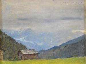 CAFFARO RORE Mario 1910-2001,Passo di Aprica, Sondrio,1973,Meeting Art IT 2021-03-13