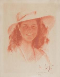 CAFFE Nino 1909-1975,Portrait d'Iris,De Maigret FR 2018-06-20