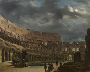 CAFFI Cavaliere Ippolito 1809-1866,Plenilunio al Colosseo,Il Ponte Casa D'aste Srl IT 2024-03-26