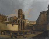 CAFFI Cavaliere Ippolito,Veduta del tempio di Marte Ultore nel Foro di Augu,Christie's 2007-11-28