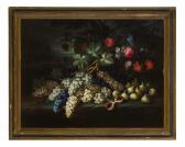 CAFFI Ludovico 1644-1695,Natura morta con uva e fiori,Wannenes Art Auctions IT 2018-05-30