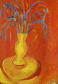 CAFFREY Yona 1900-1900,Yellow Vase on Red,2008,Adams IE 2008-06-17