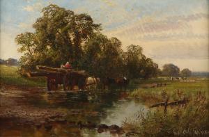 CAFFYN Walter Wallor 1845-1898,The Log Cabin,1883,Ewbank Auctions GB 2023-03-23