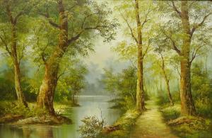 CAFIERI I,River Woodland Landscape,20th century,David Duggleby Limited GB 2019-10-12