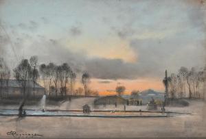 CAGNIART Émile 1851-1911,Les Tuileries,Woolley & Wallis GB 2021-12-07