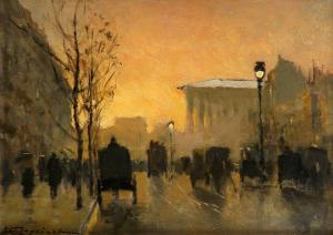 CAGNIART Émile 1851-1911,View of the Madeleine, Paris,Woolley & Wallis GB 2021-05-11