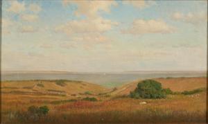 CAHOON Charles Drew 1861-1951,Shore Vista with Distant Boats,Skinner US 2024-03-06