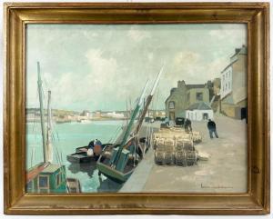 CAHOURS Henry Maurice 1889-1974,Le port,AUCTIE'S FR 2023-12-21