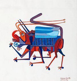 CAILLE Pierre 1912-1996,Animal fantastique,1950,Millon & Associés FR 2021-11-30