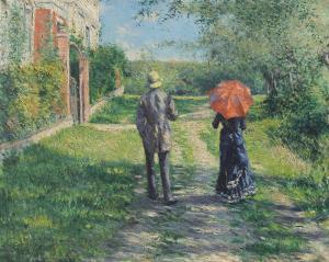 CAILLEBOTTE Gustave 1848-1894,Chemin montant,1881,Christie's GB 2019-02-27