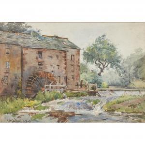 CAIRNS Robert Dickie 1866-1944,LINCLUDEN MILL HOUSE,Lyon & Turnbull GB 2021-03-10