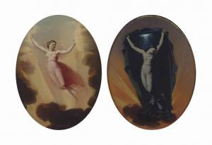 CALAMATTA Joséphine 1817-1893,Le Jour  ; et La Nuit,1851,Christie's GB 2017-02-21