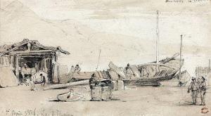 CALAME Alexandre 1810-1864,Vue du lac de Brienz dans l,1823,Artcurial | Briest - Poulain - F. Tajan 2016-03-31