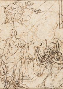 CALANDRUCCI Giacinto 1646-1707,The Annunciation,Swann Galleries US 2021-11-03