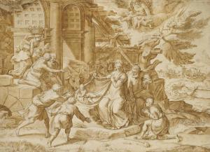 CALDARA Polidoro 1499-1543,The Adoration of the Shepherds,Christie's GB 2013-12-05
