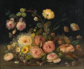CALDELARI E,Natura morta di fiori,1878,Antonina IT 2012-12-17